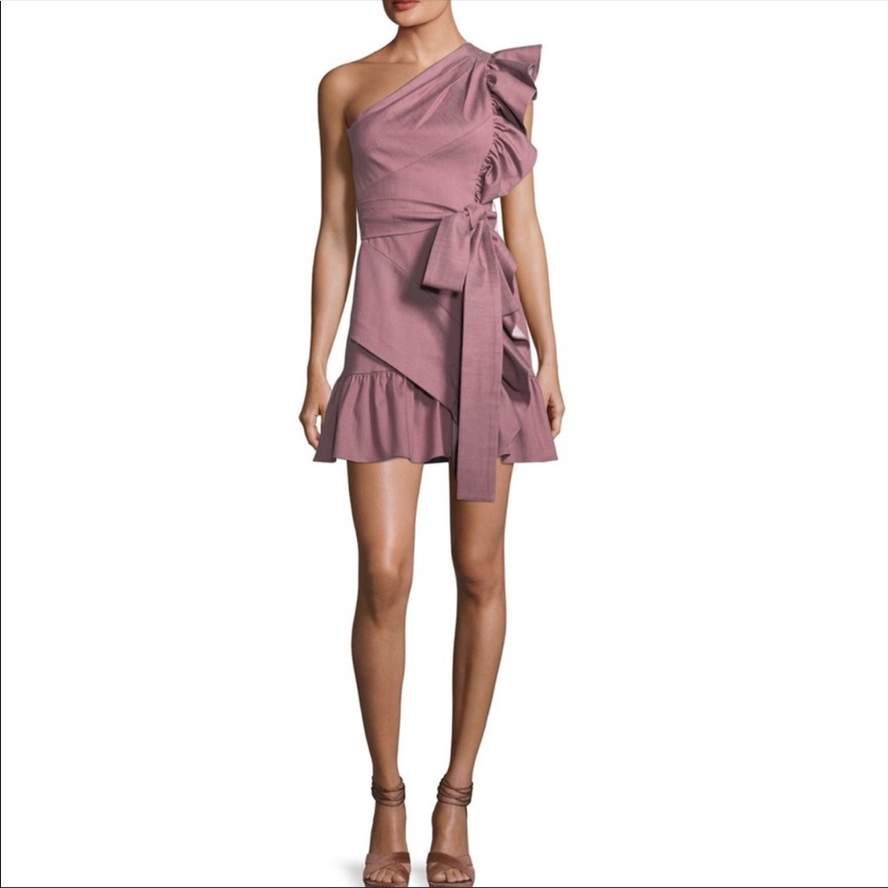 NWT ALEXIS (ADELA) DRESS. SIZE: M Plum/Indigo